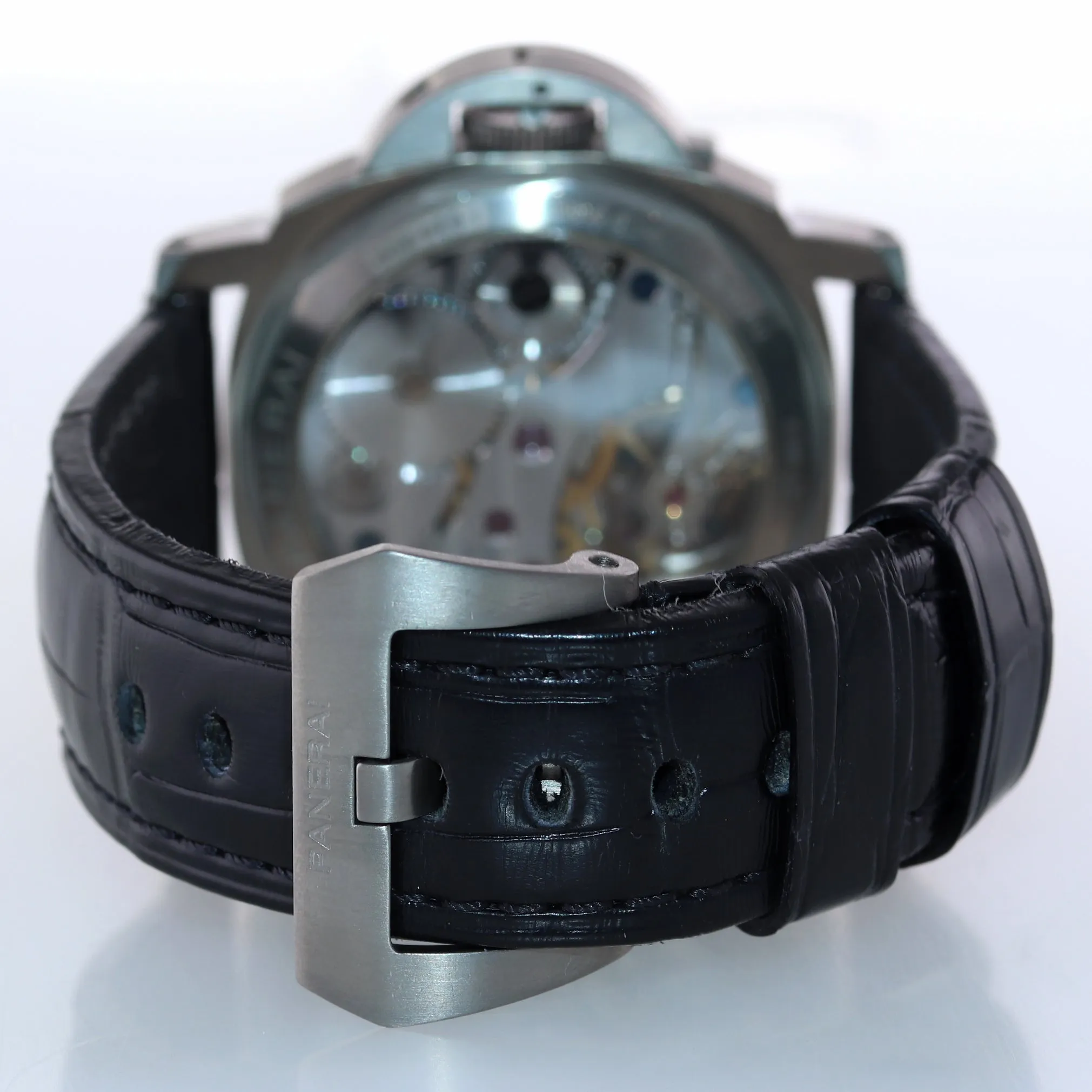 PAPERS Panerai PAM 177 44mm Luminor Marina Titanium Manual Black Watch PAM00177