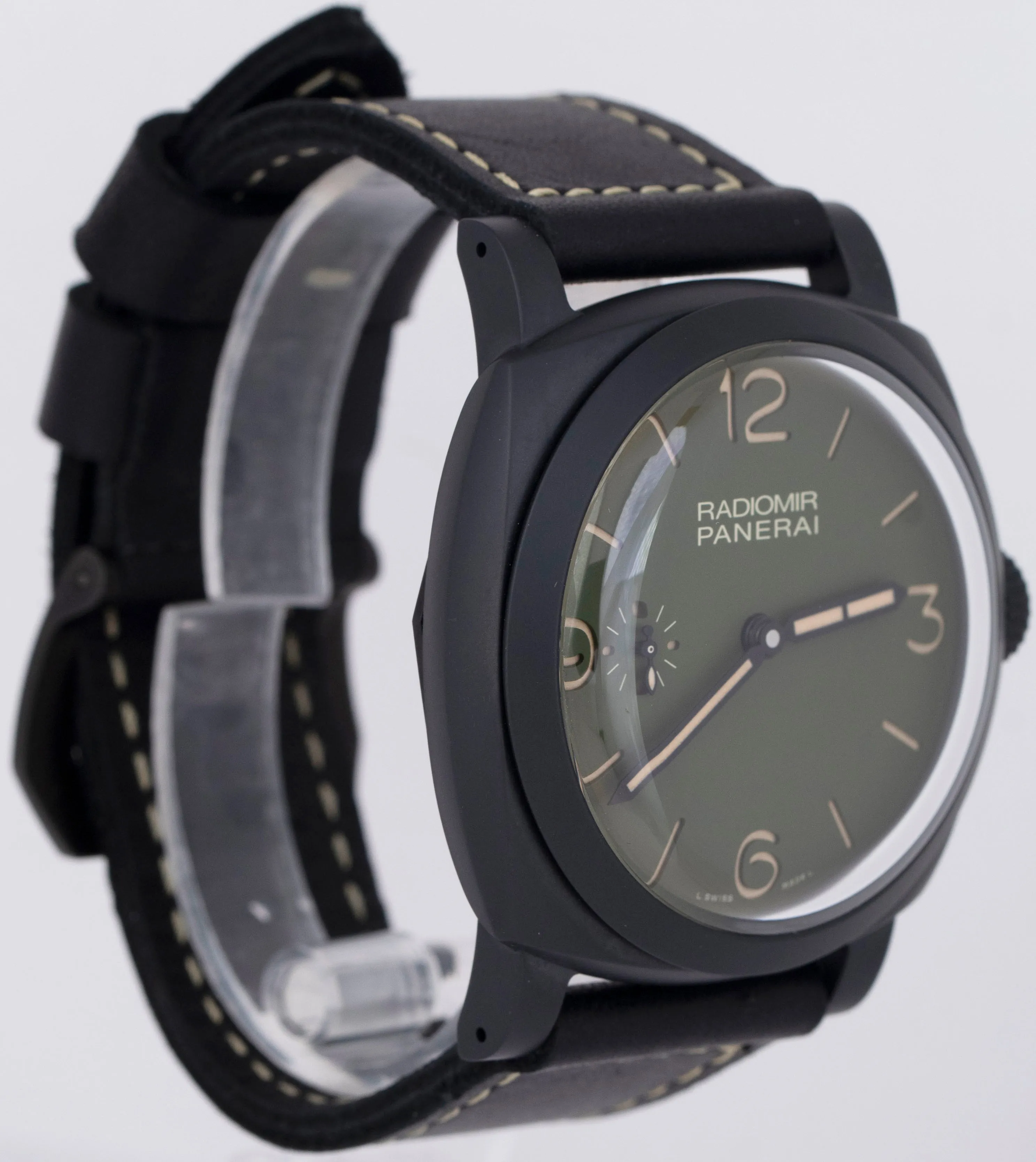 PAPERS Panerai Radiomir PAM00997 Military Green 48mm PAM 997 Black Ceramic B P