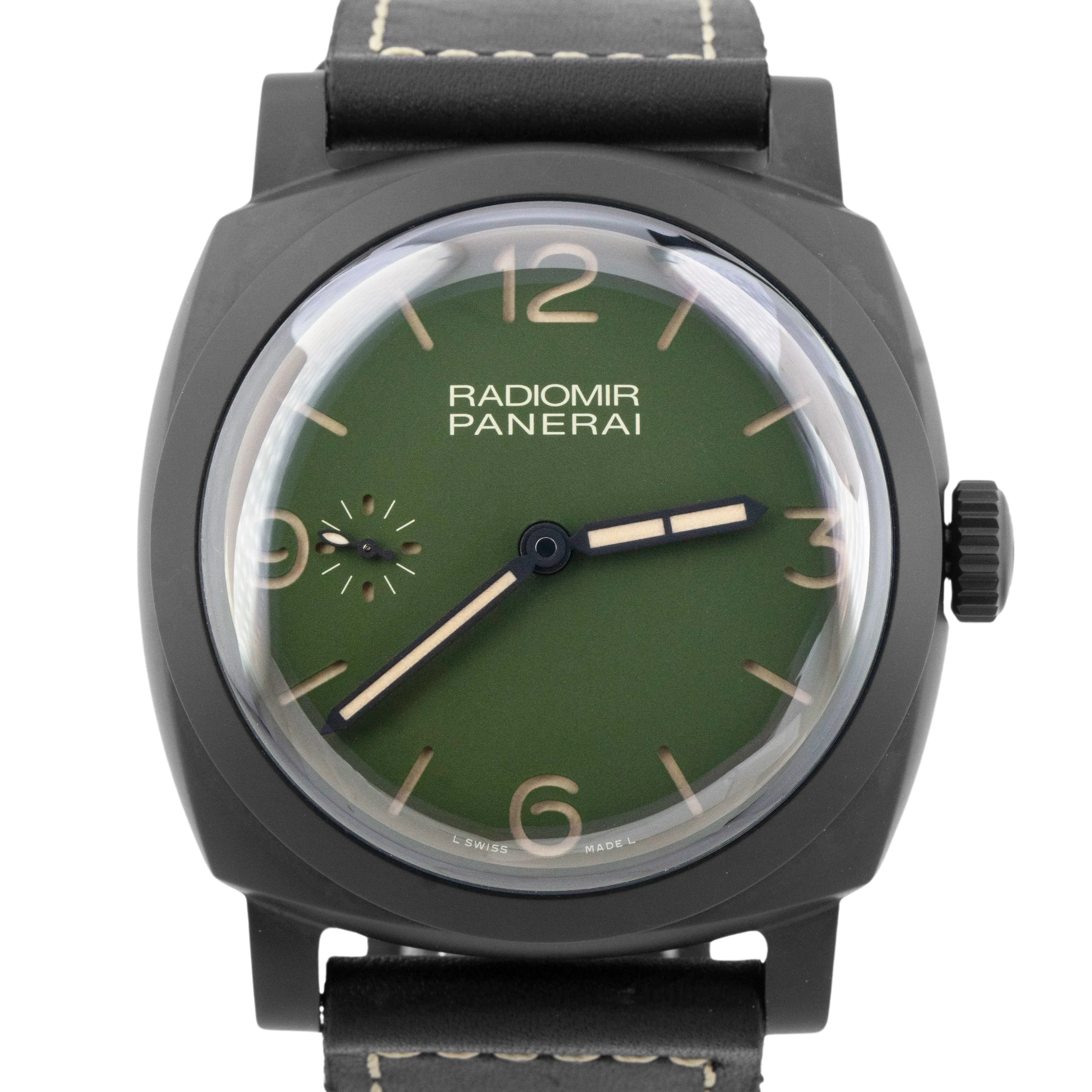 PAPERS Panerai Radiomir PAM00997 Military Green 48mm PAM 997 Black Ceramic B P