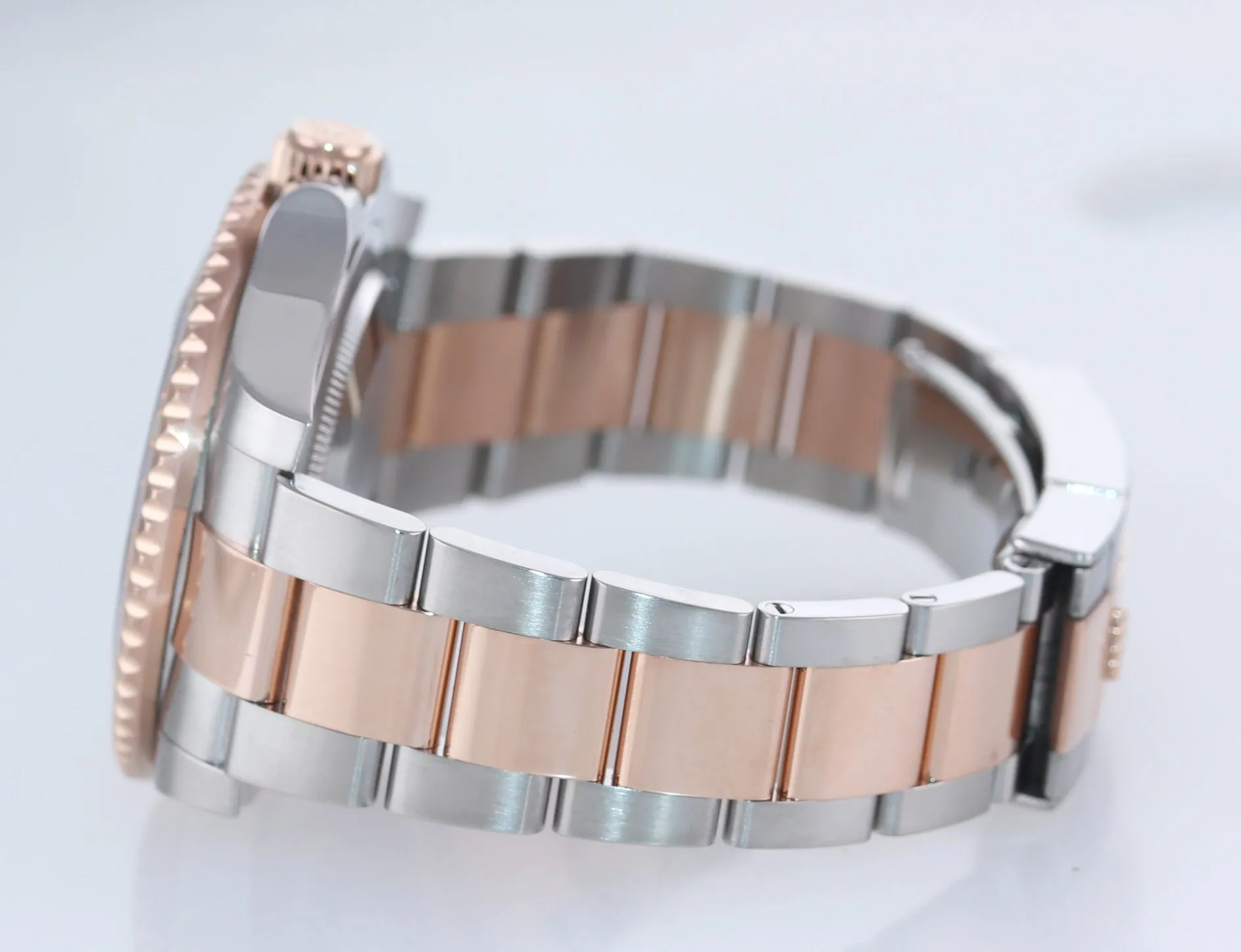 PAPERS Rolex GMT Master Root Beer Ceramic Rose Gold Steel 126711 Watch Box
