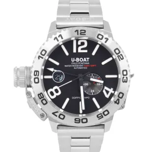 PAPERS U-Boat Italo Fontana DOPPIOTEMPO U-28 Steel Automatic 46mm 9099 Watch B P