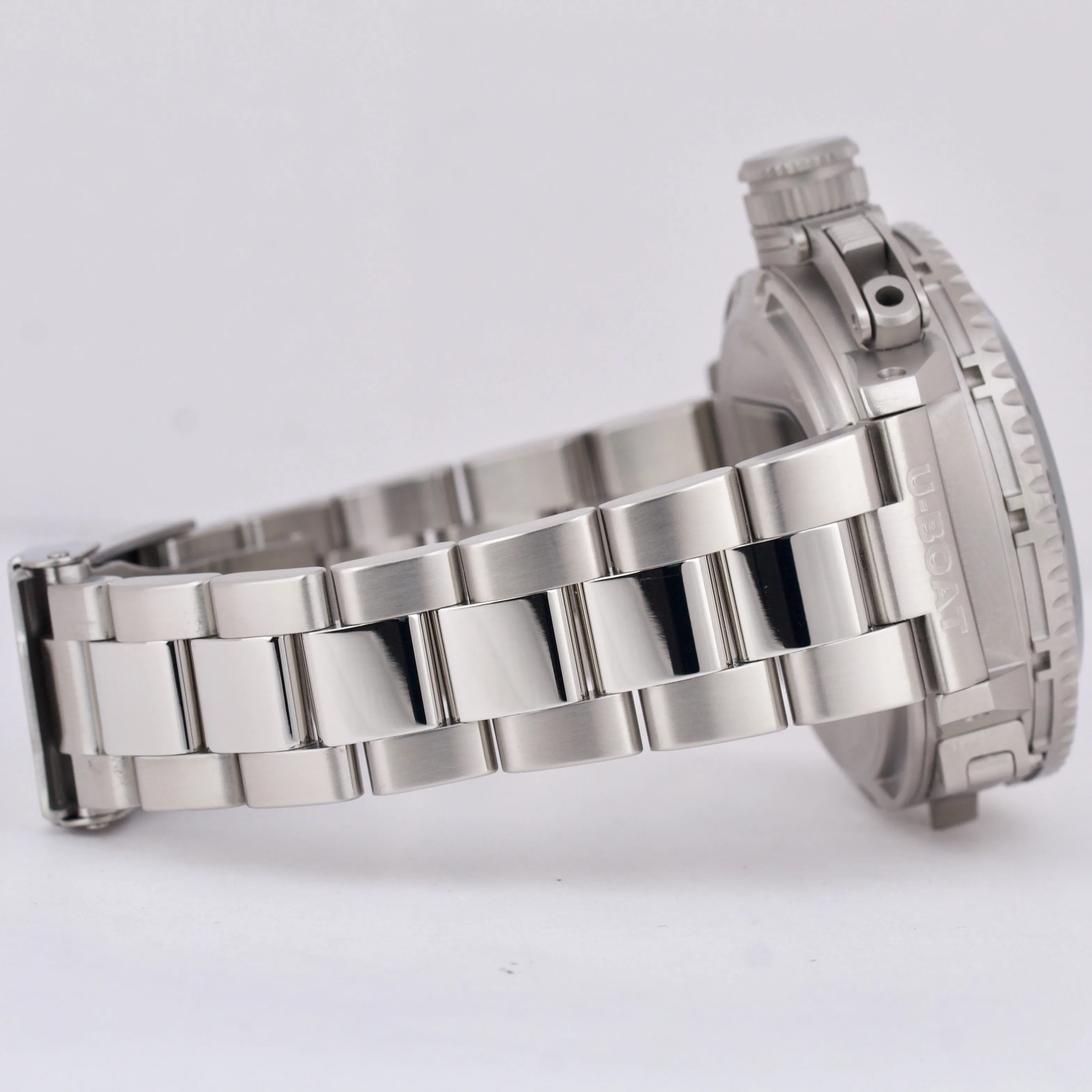 PAPERS U-Boat Italo Fontana DOPPIOTEMPO U-28 Steel Automatic 46mm 9099 Watch B P
