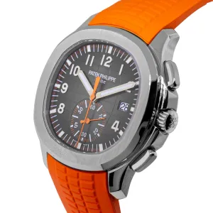 Patek Philippe AQUANAUT Stainless Steel Black Black embossed Dial & Smooth Bezel 5968A