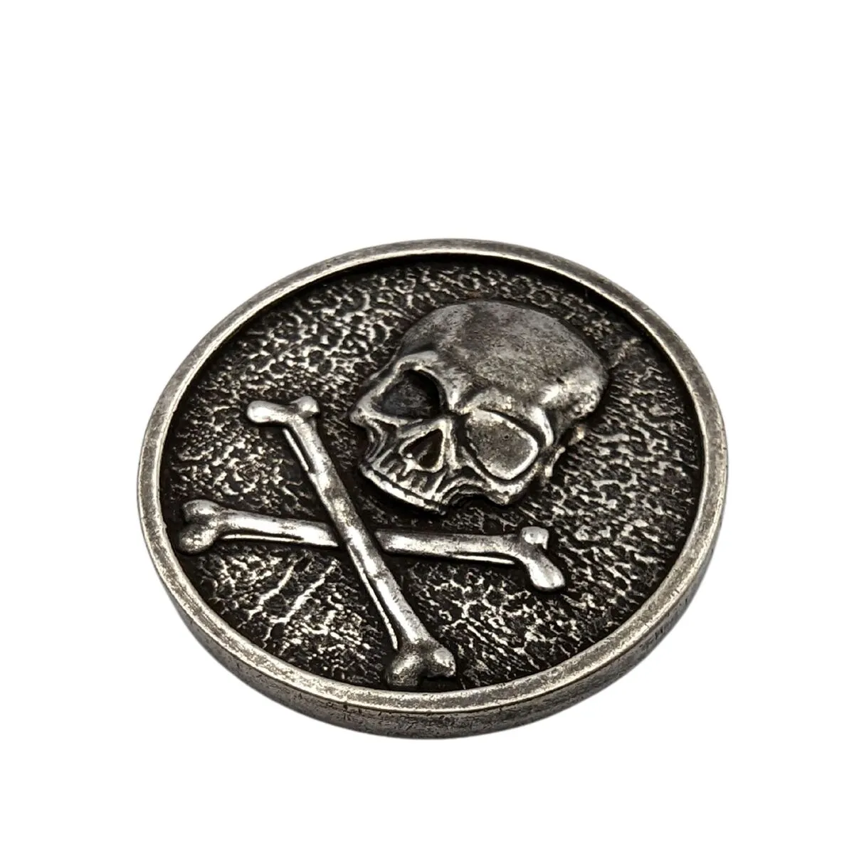Pirate Skull bronze coin