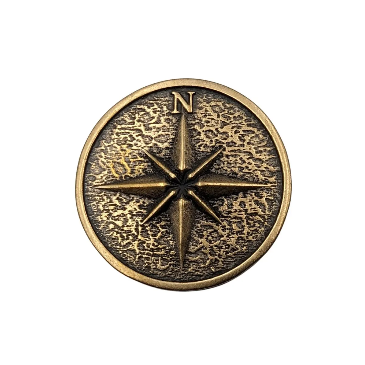 Pirate Skull bronze coin