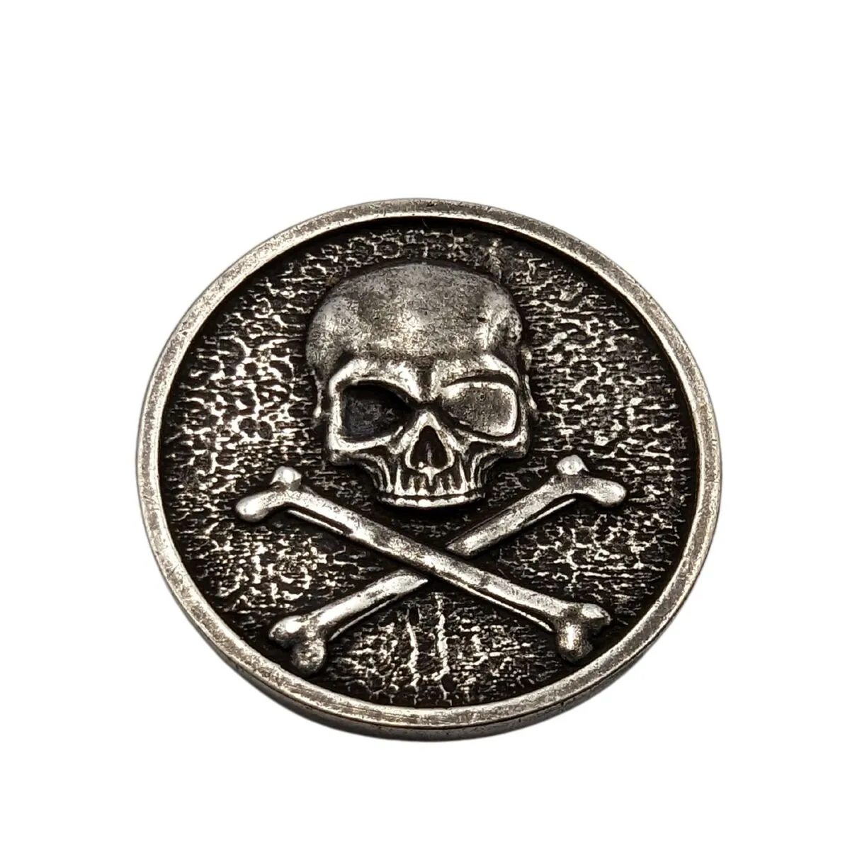 Pirate Skull bronze coin
