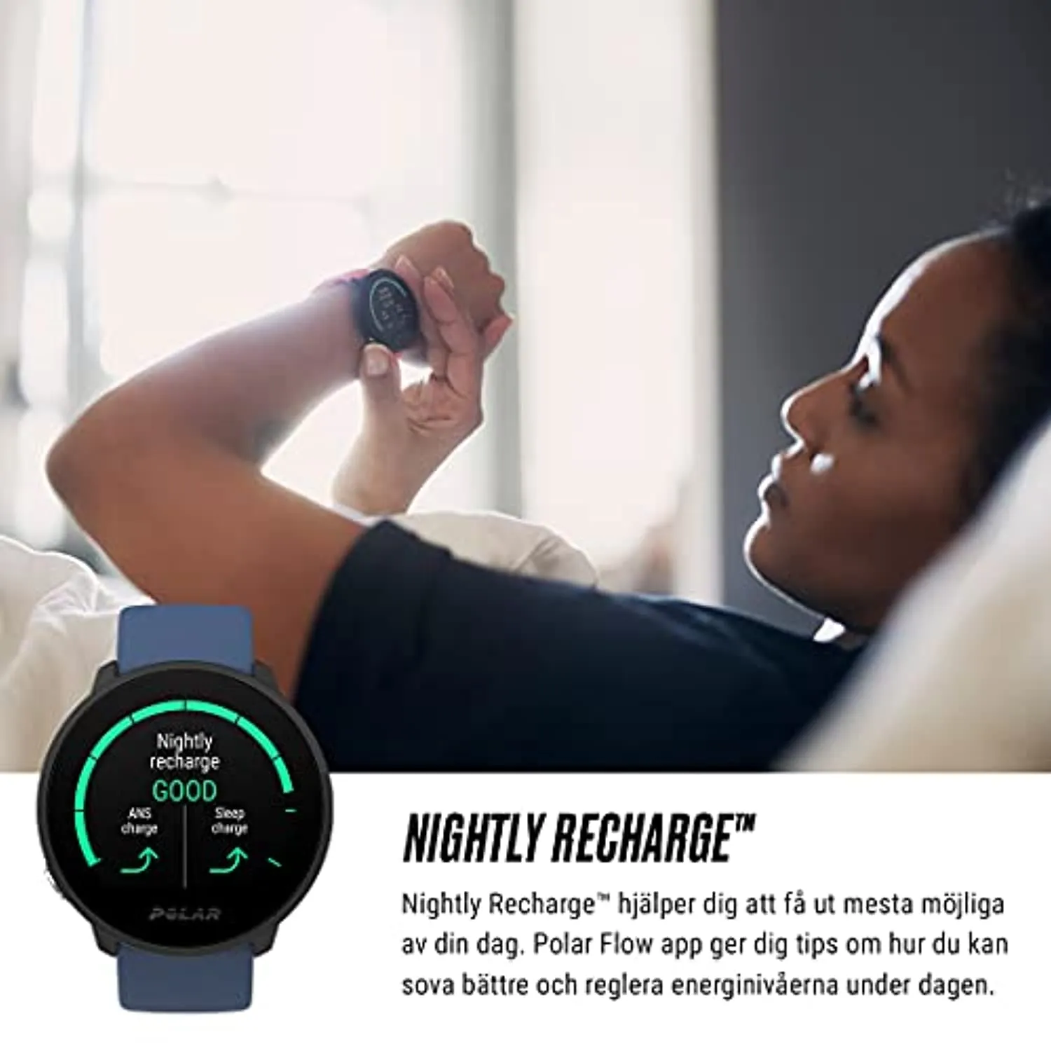 POLAR Unite Waterproof Fitness Watch (Includes Wrist-based Heart Rate and Sleep Tracking)