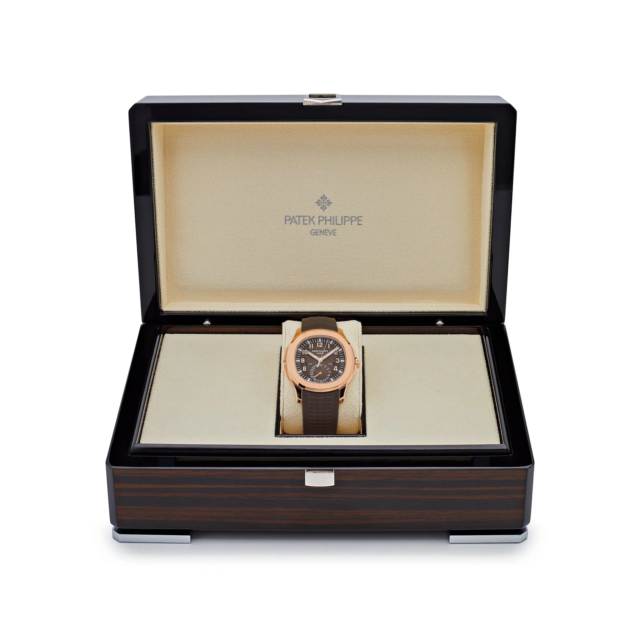 PP Luxury Watches Aquanaut 5164R-001 'Travel Time' Brown Dial Rose Gold (2018)