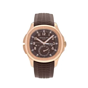 PP Luxury Watches Aquanaut 5164R-001 'Travel Time' Brown Dial Rose Gold (2018)