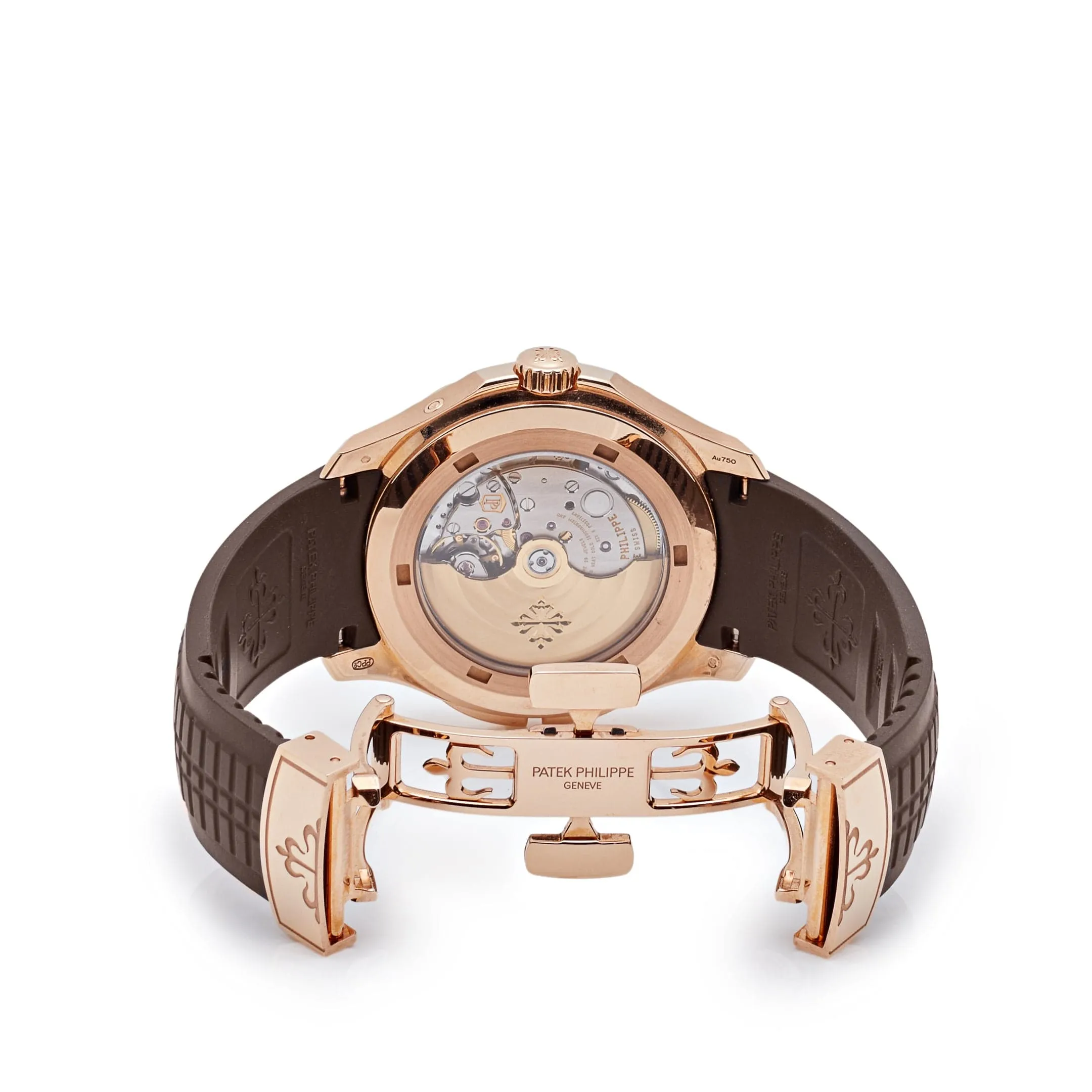 PP Luxury Watches Aquanaut 5164R-001 'Travel Time' Brown Dial Rose Gold (2018)