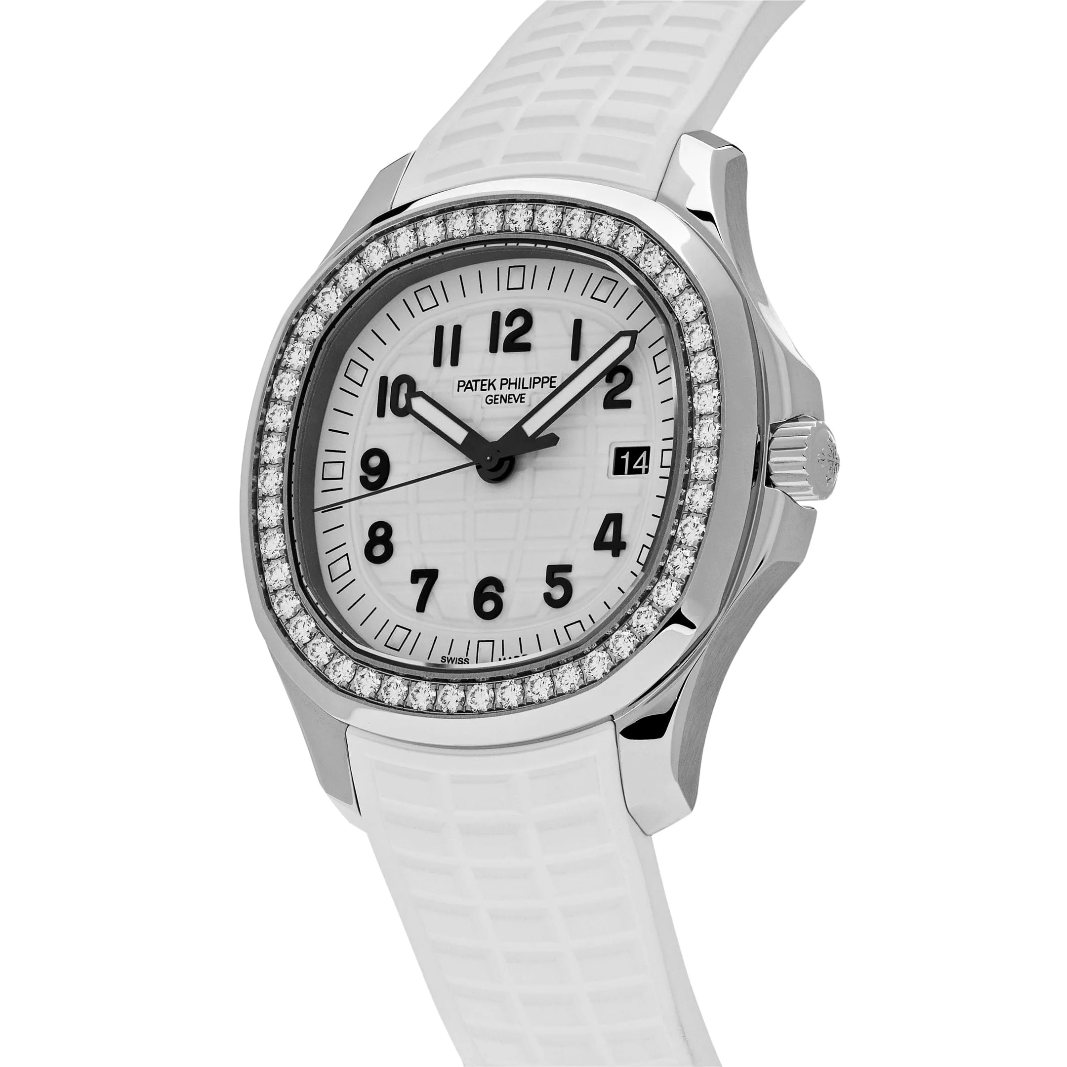 PP Luxury Watches Aquanaut Luce 5267/200A-010 Stainless Steel White Dial Diamond Bezel (2023)