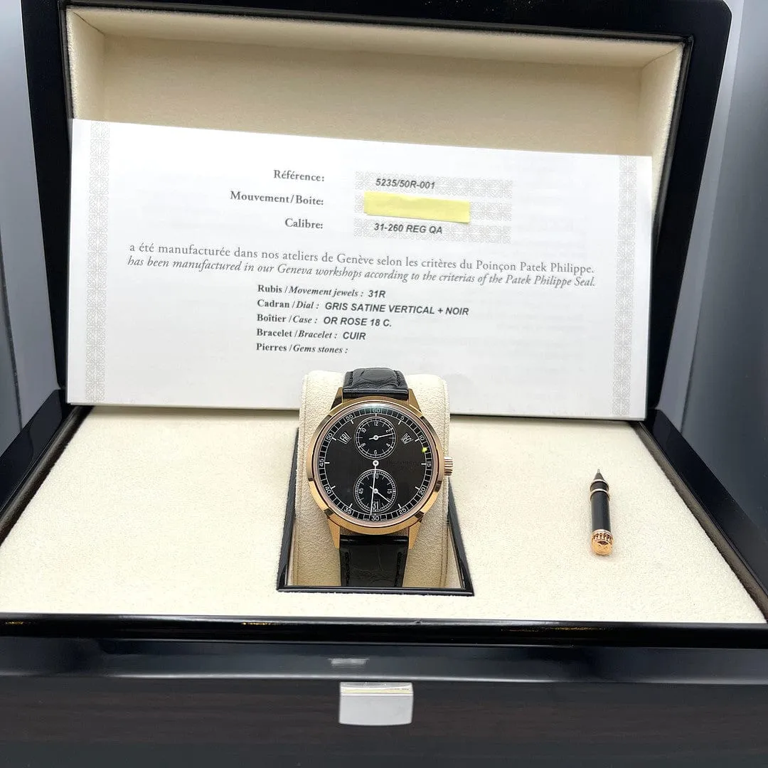 PP Luxury Watches Complications 5235/50R-001 Annual Calendar Regulator Display Rose Gold