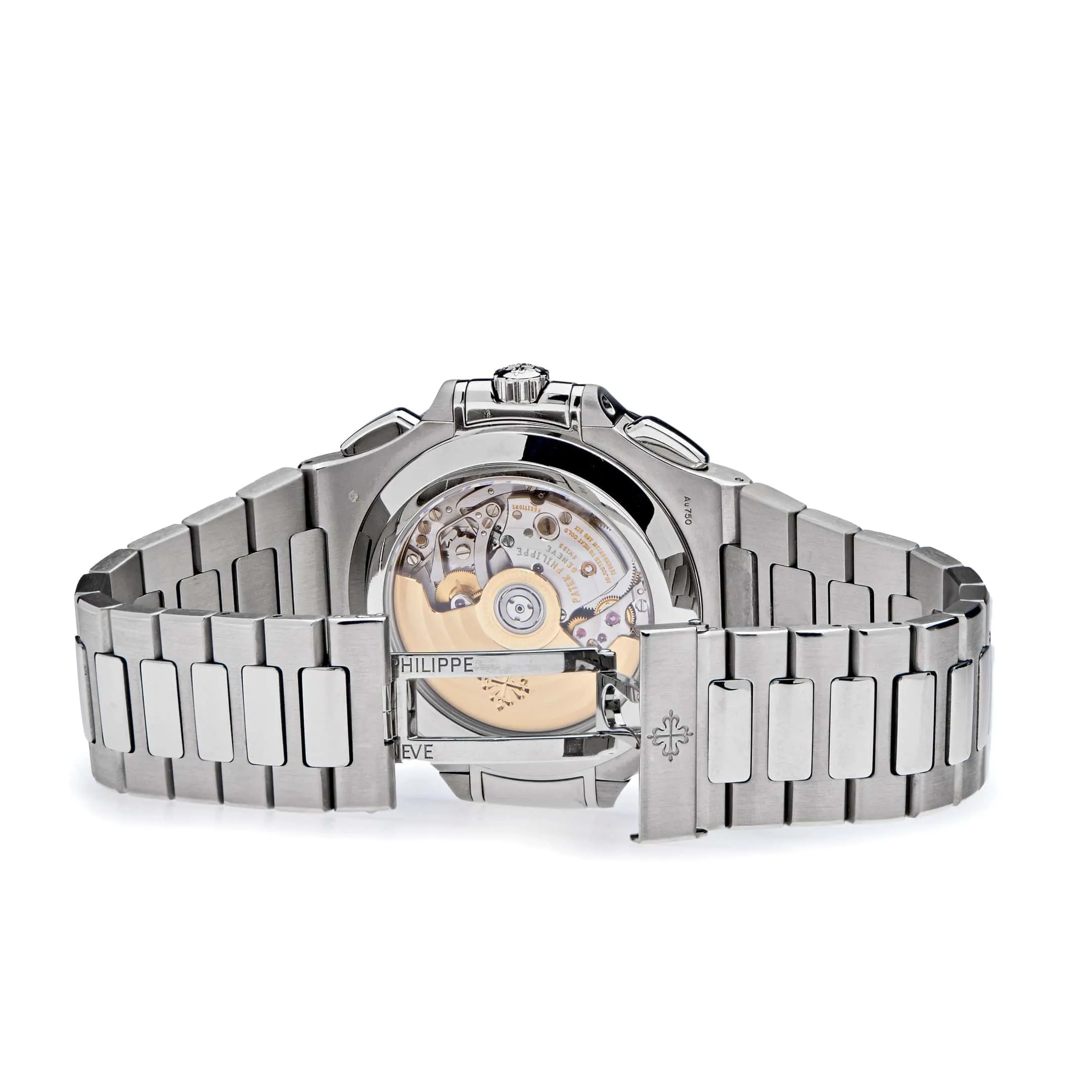 PP Luxury Watches Nautilus 5976/1G-001 '40th Anniversary' Chronograph White Gold Blue Diamond Dial Limited Edition (2018)