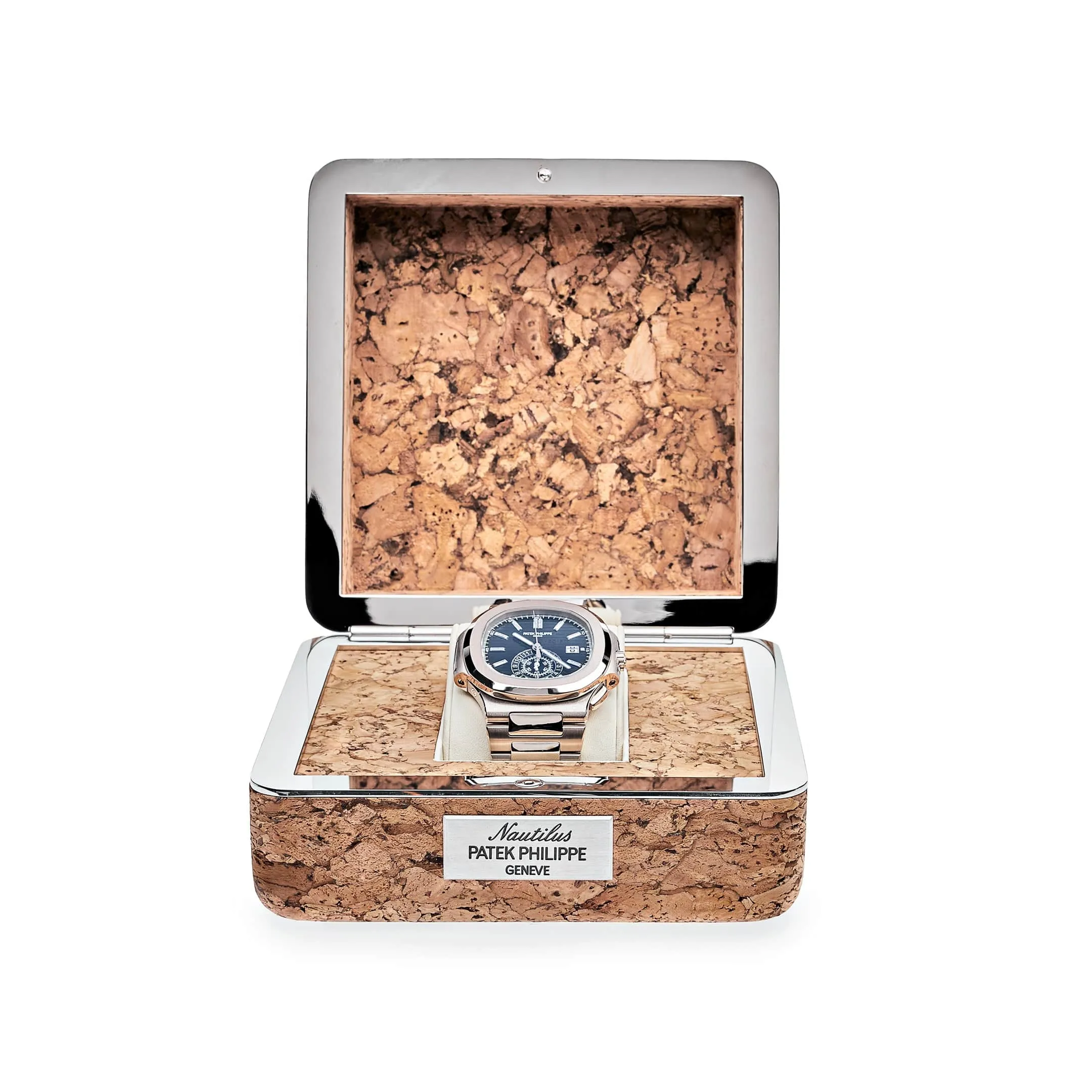 PP Luxury Watches Nautilus 5976/1G-001 '40th Anniversary' Chronograph White Gold Blue Diamond Dial Limited Edition (2018)