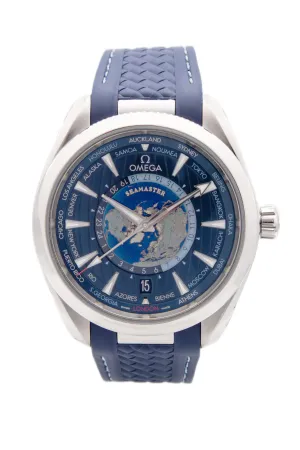 Pre-Owned Omega Seamaster Aquaterra World Time