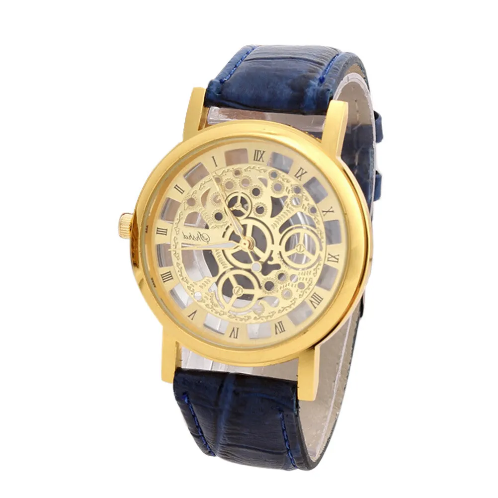 "Sleepy Hollowed Out" Men's Watch  - 4 Color Options