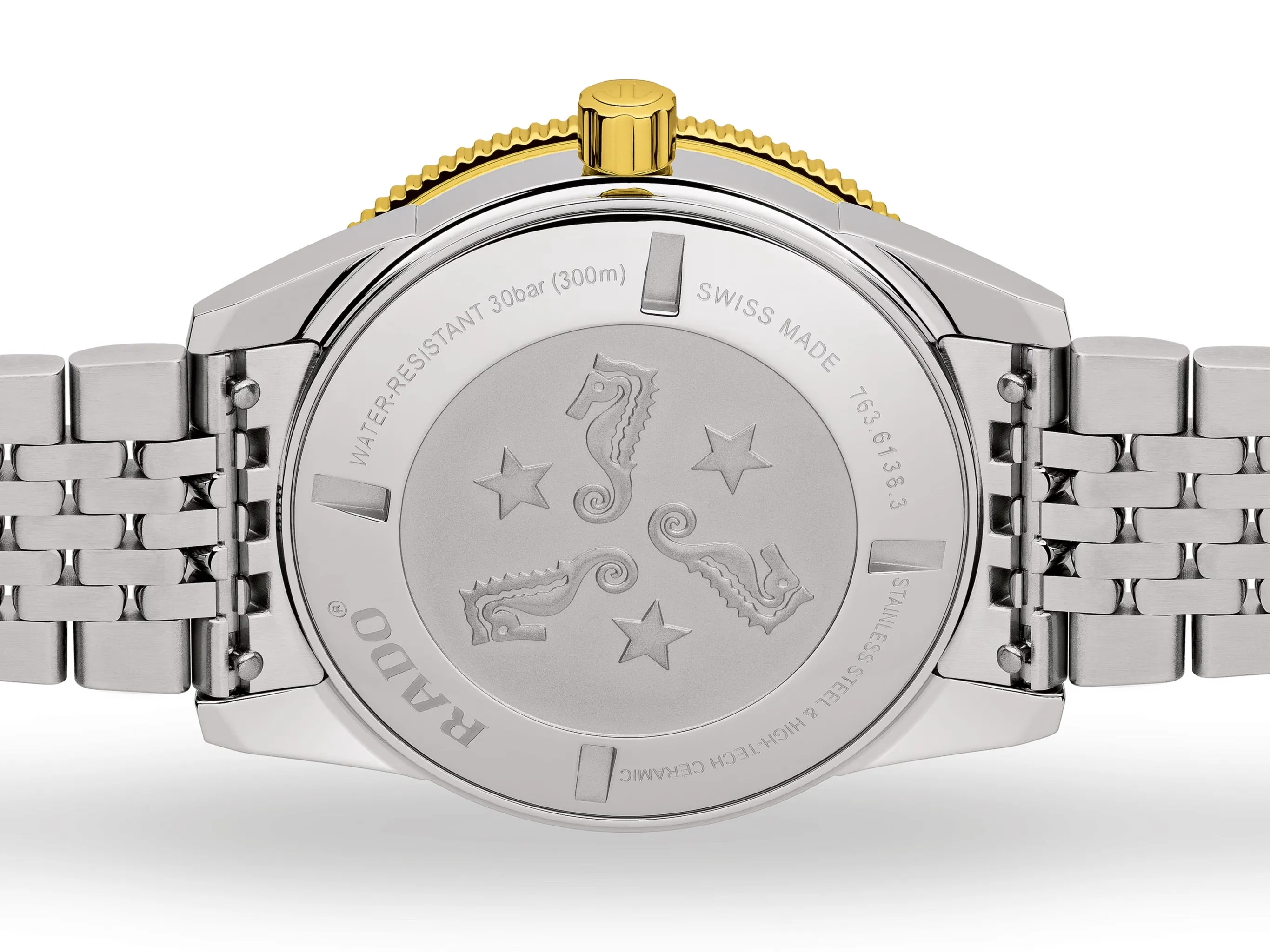 Rado Captain Cook Automatic Black 2 Tones Gold PVD 42mm