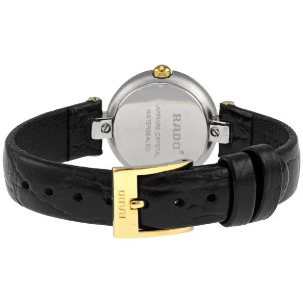 Rado Coupole Black Dial Ceramic Case Ladies Watch R22829155