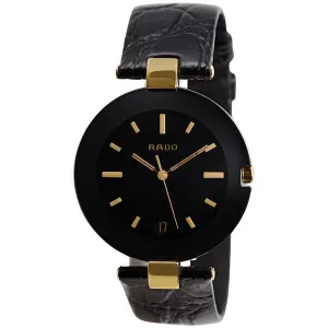 Rado Coupole Black Dial Ceramic Case Men's Watch R22828155