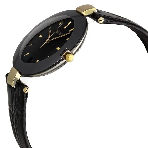 Rado Coupole Black Dial Ceramic Case Men's Watch R22828155