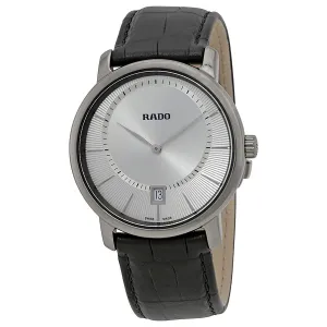 Rado DiaMaster Quartz Silver Dial Ceramic Men's Watch R14135106