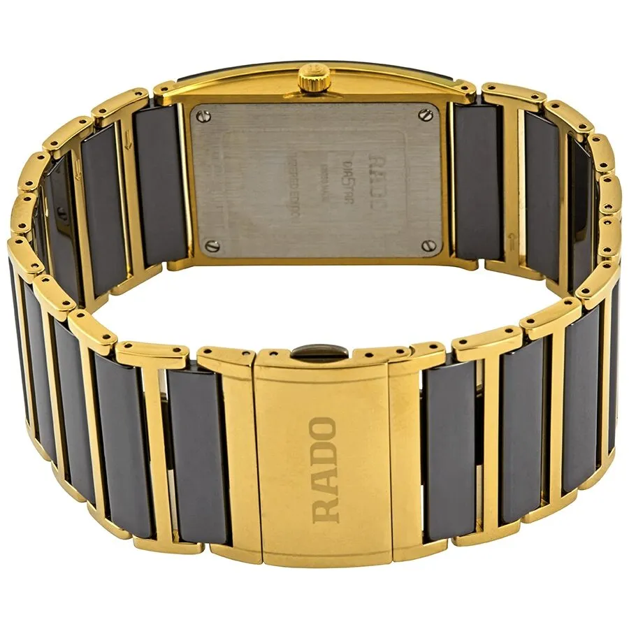 Rado Integral Quartz Black Dial Men's Watch R20787402