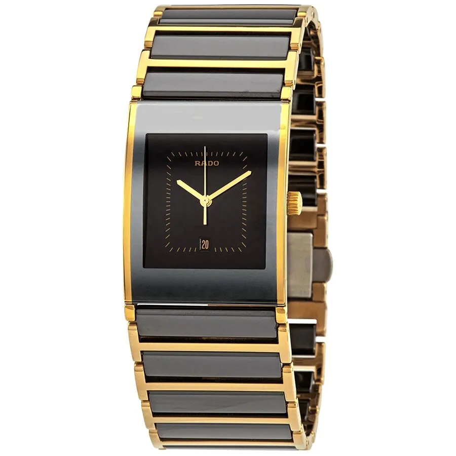 Rado Integral Quartz Black Dial Men's Watch R20787402