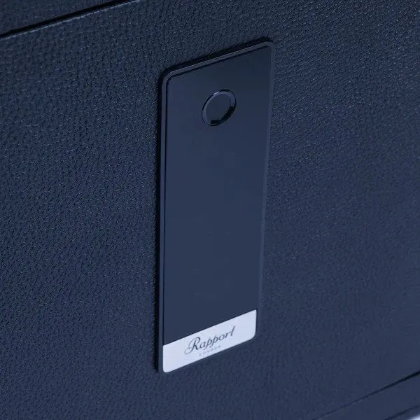 Rapport - Savoy Watch Winder Safe in Black Leather | W651