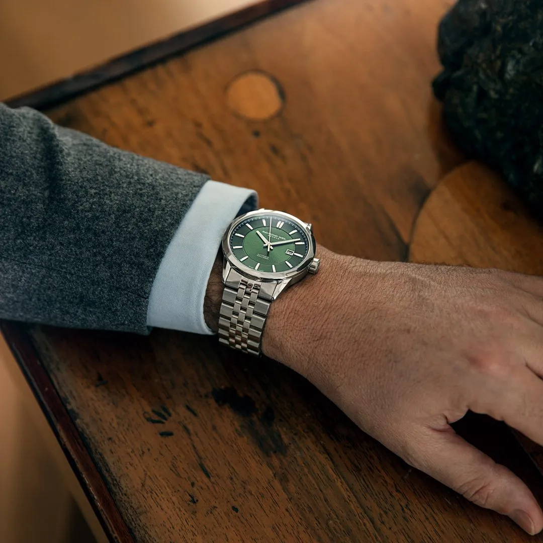 Raymond Weil Freelancer Automatic Green on Bracelet