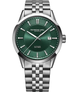 Raymond Weil Freelancer Automatic Green on Bracelet