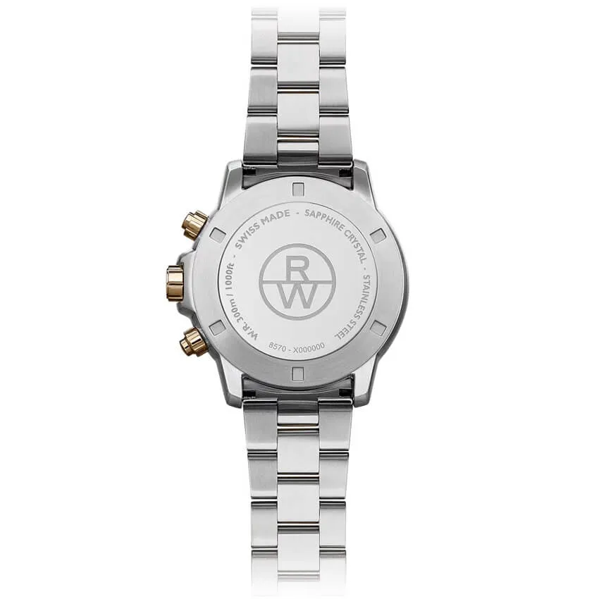 Raymond Weil Tango Two Tone Rose Gold Chronograph Men's Watch 8570-SP5-20001
