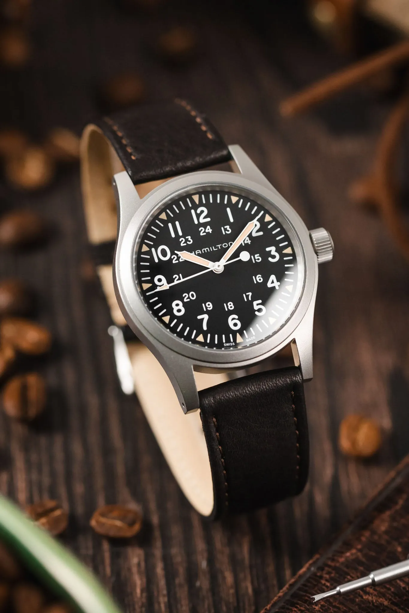 RIOS1931 WAGING Organic Watch Strap in MOCHA