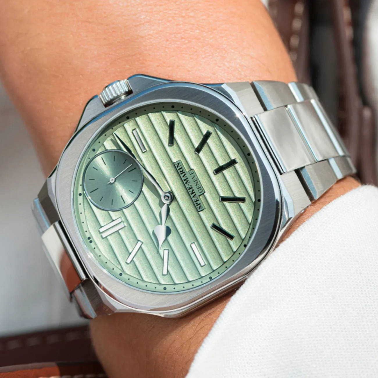 RIPPLES METALLIC GREEN