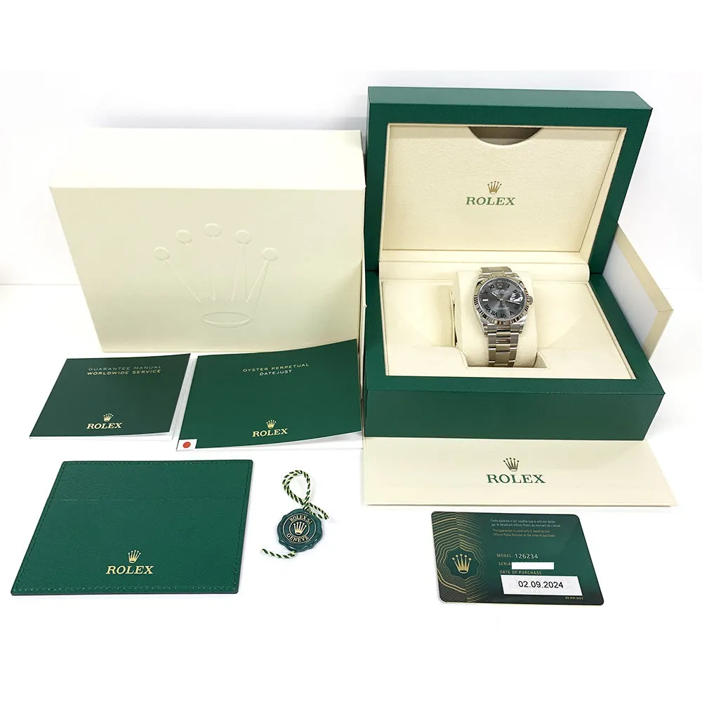 Rolex Datejust 126234 Wimbledon Dial Sep 2024