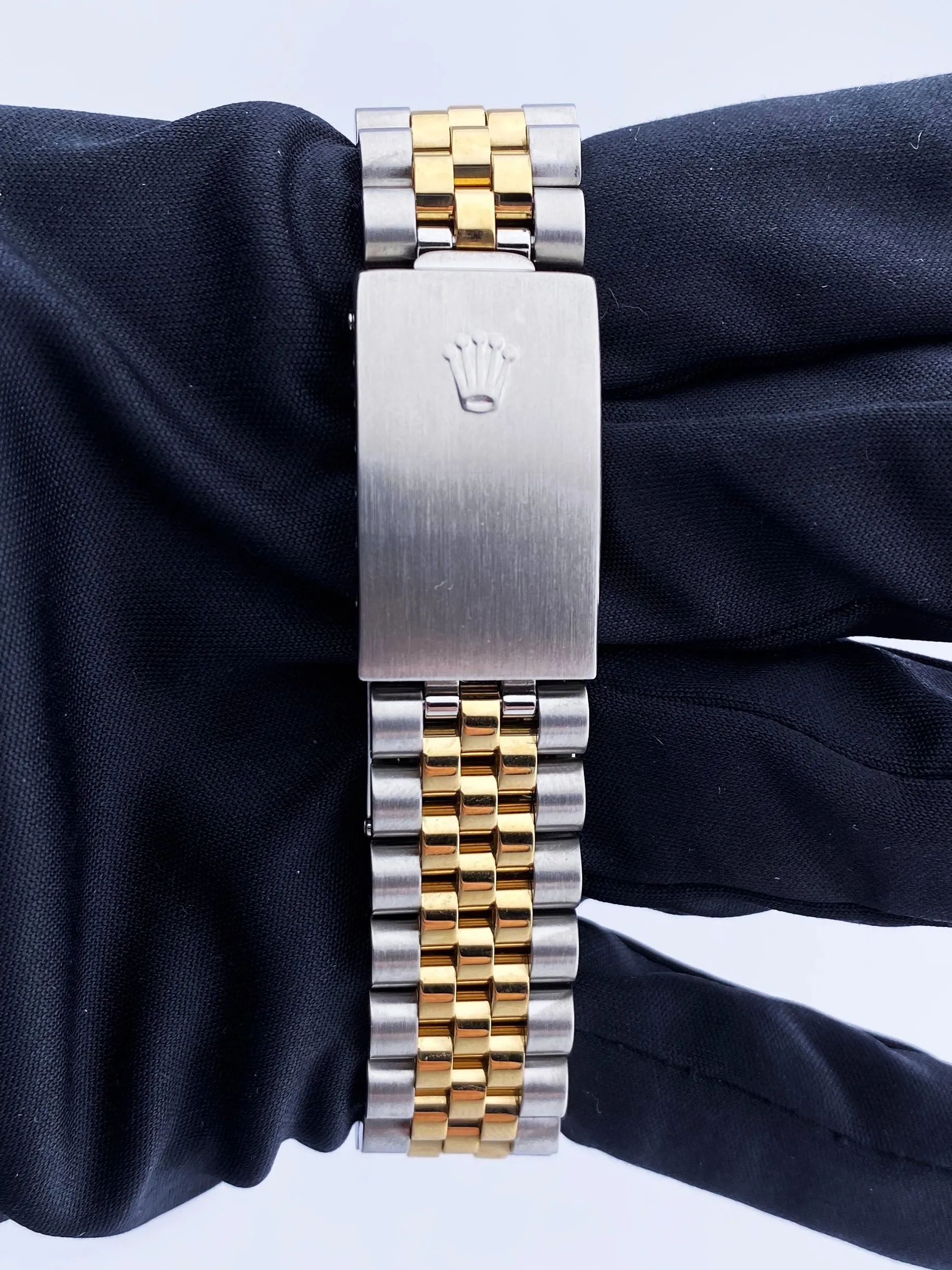 Rolex Datejust 16233 Diamond Blue Vignette Dial Mens Watch Box & Papers
