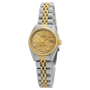 Rolex Datejust 26mm 69173 Champagne Dial Automatic Women's Watch