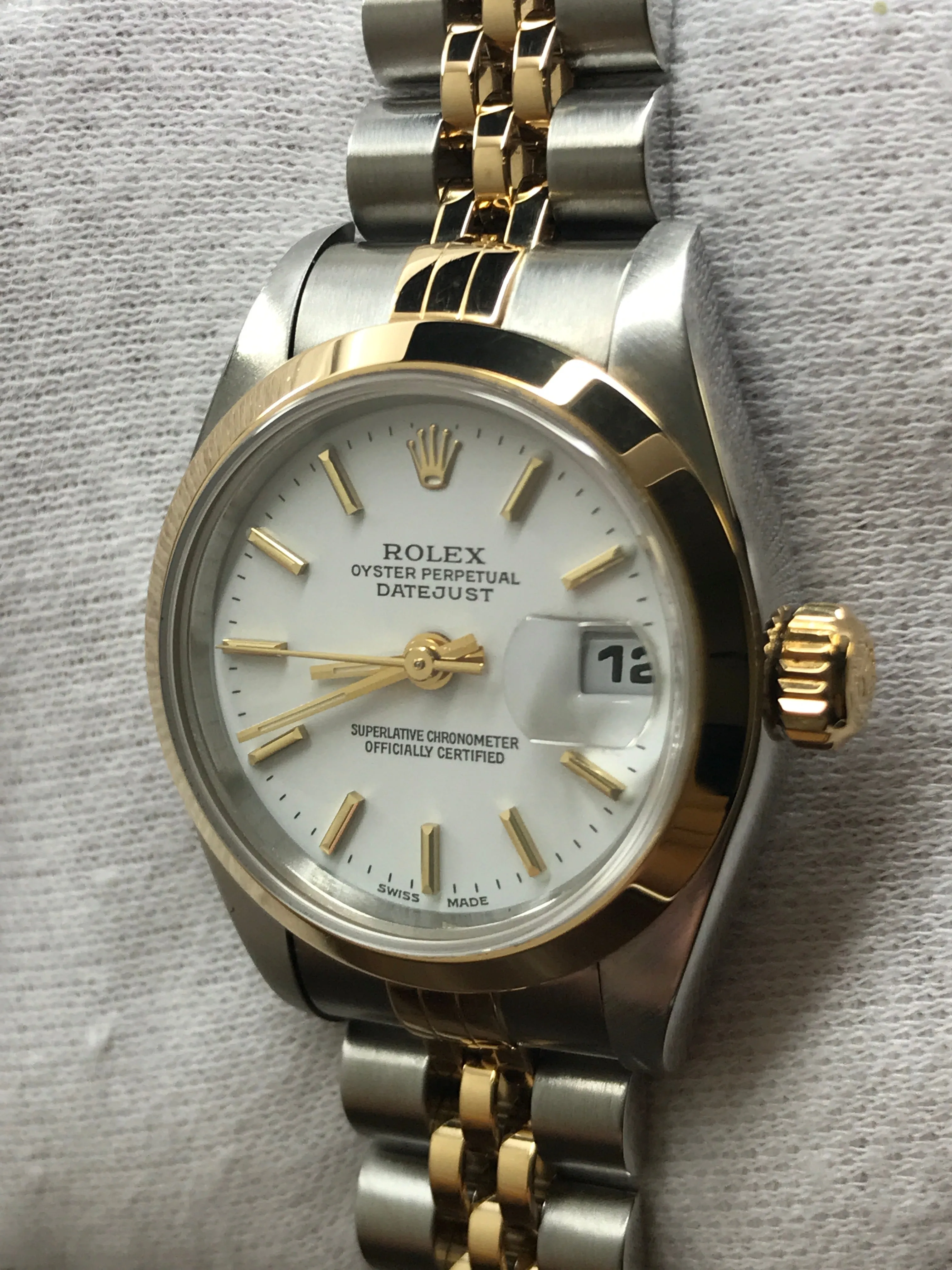 Rolex Datejust 26mm 79163 White Dial Automatic Women's Watch