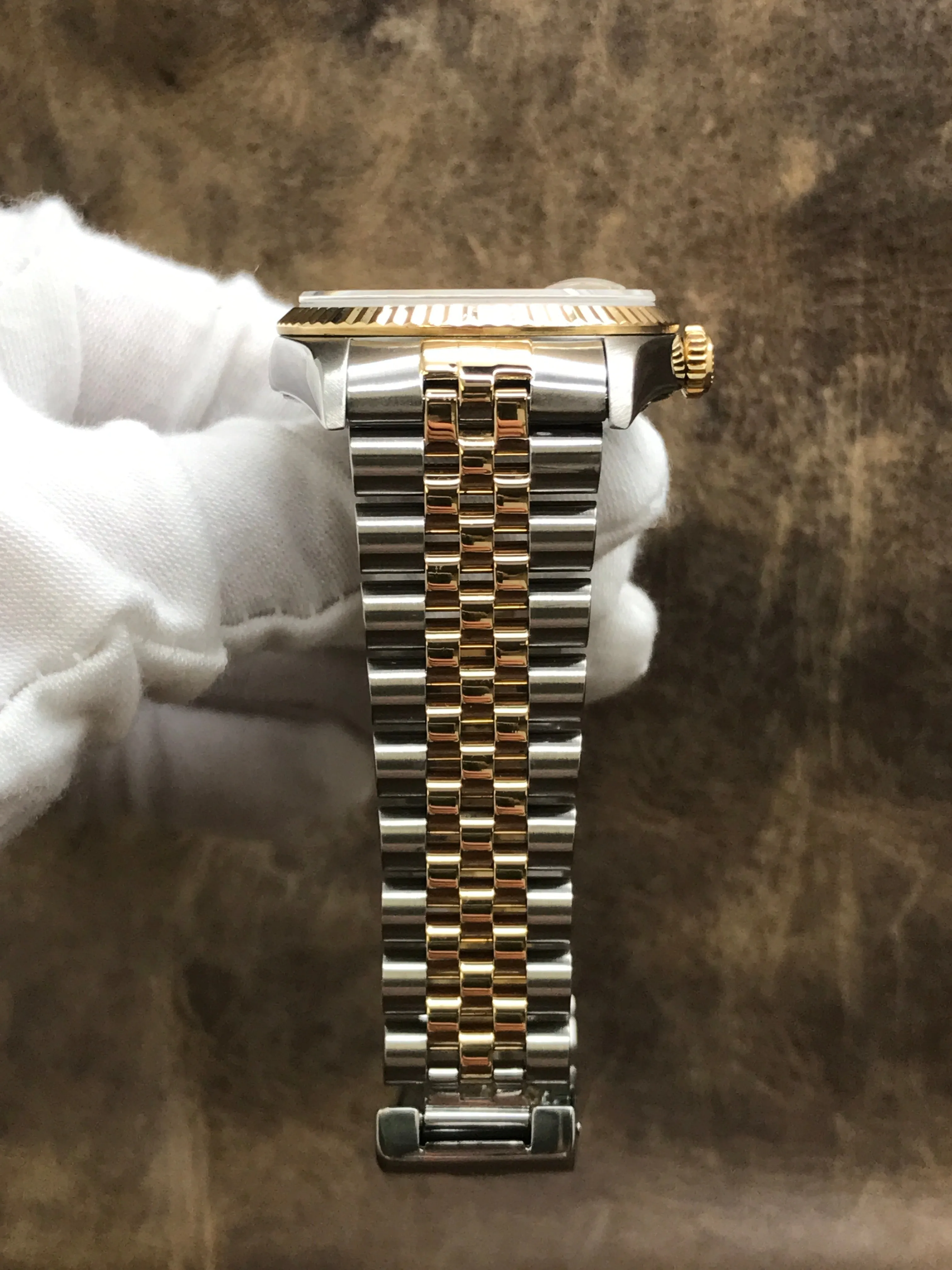 Rolex Datejust 36mm 16233 Champagne Roman Dial Automatic Watch