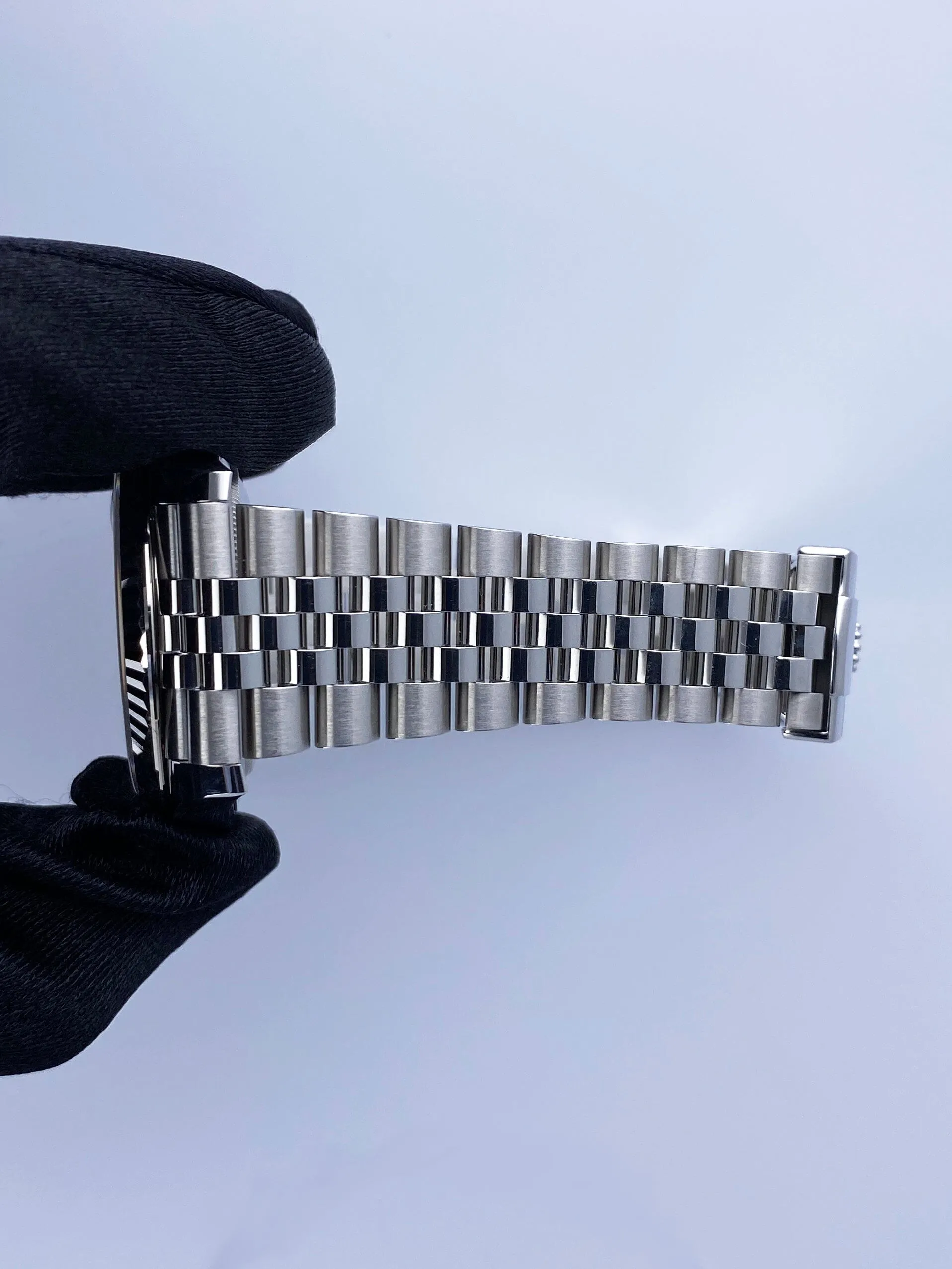 Rolex Datejust 41 126334 Black Diamond Dial Mens Watch Box Papers