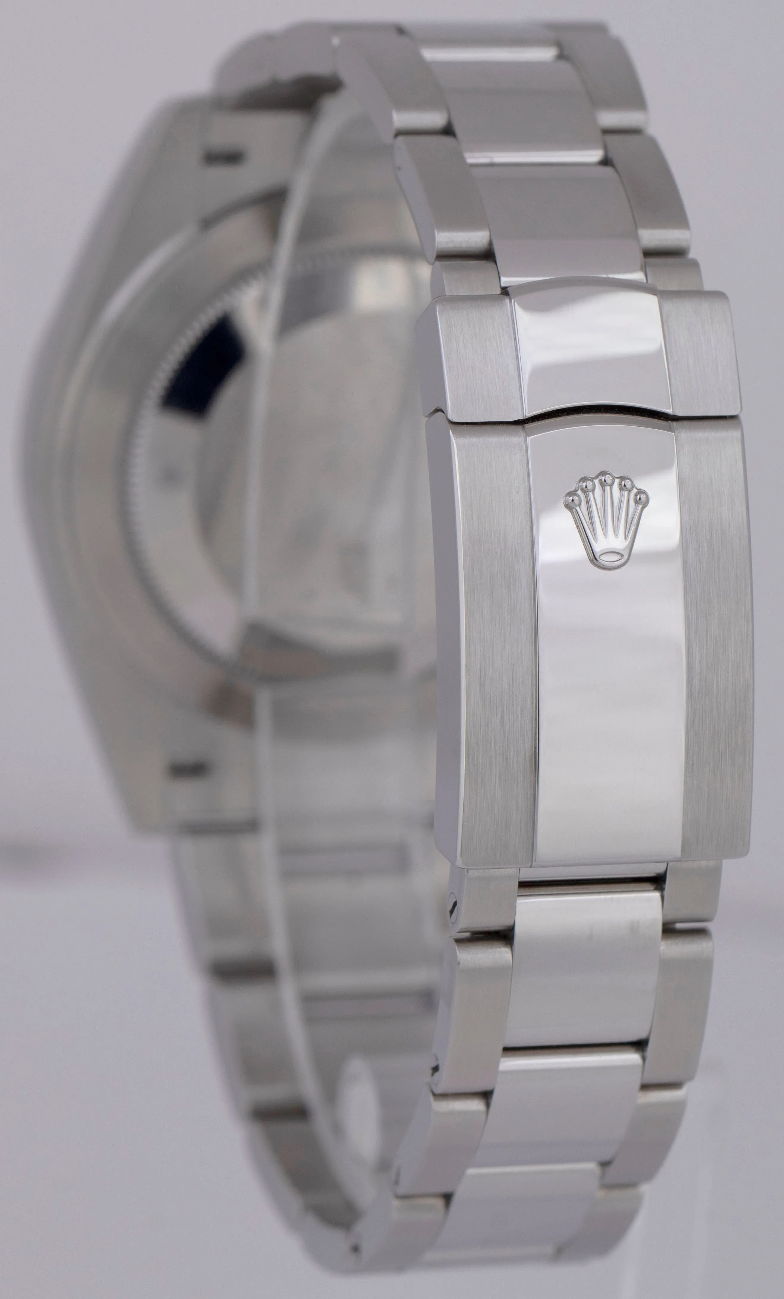 Rolex DateJust 41 PAPERS Silver Dial Stainless Oyster Smooth Watch 126300 B P