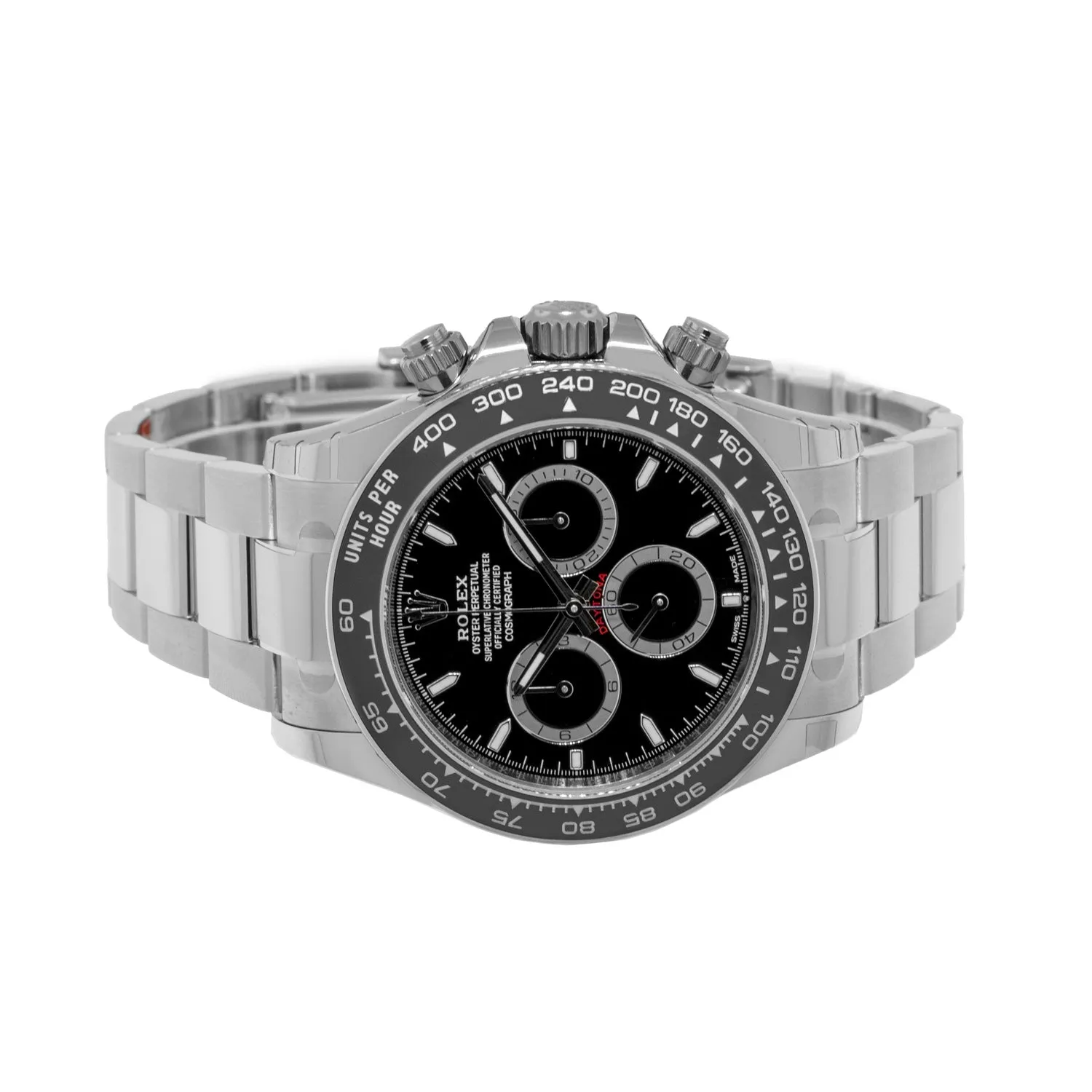 Rolex Daytona 40mm Stainless Steel Black Dial & Black Bezel 126500