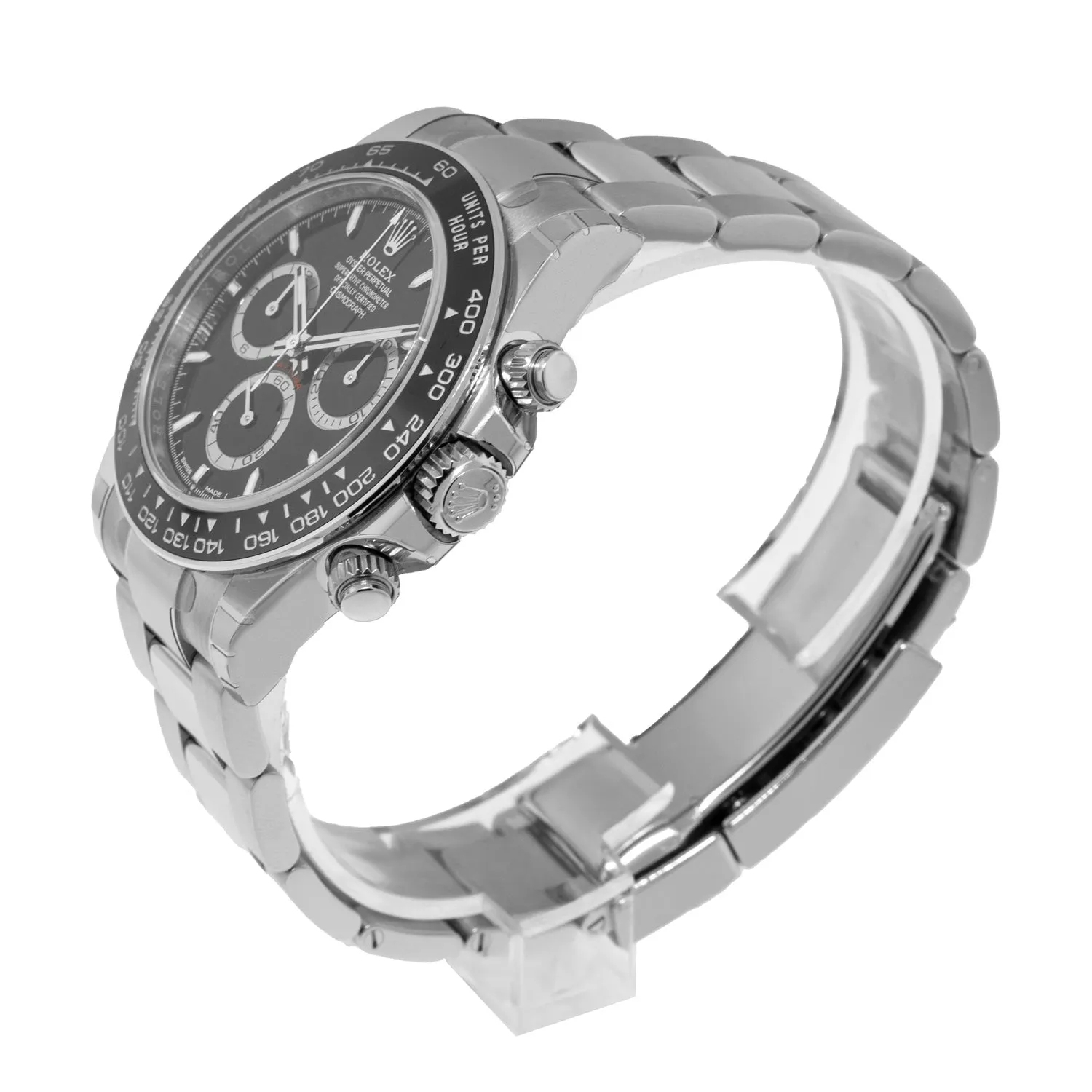 Rolex Daytona 40mm Stainless Steel Black Dial & Black Bezel 126500