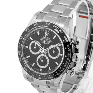 Rolex Daytona 40mm Stainless Steel Black Dial & Black Bezel 126500