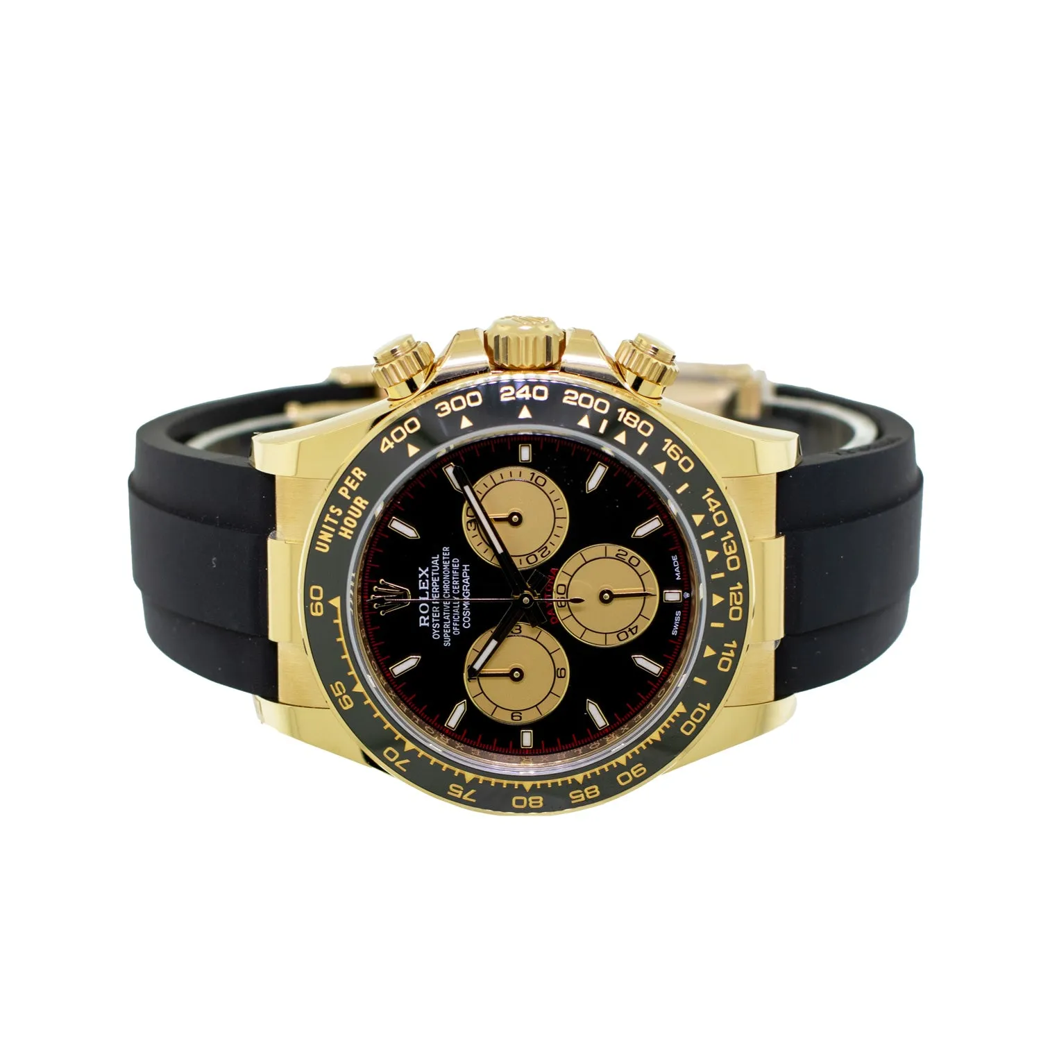 Rolex Daytona 40mm Yellow Gold Black Dial & Black Bezel "Paul Newman" 126518