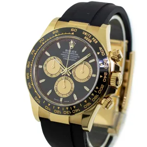 Rolex Daytona 40mm Yellow Gold Black Dial & Black Bezel "Paul Newman" 126518