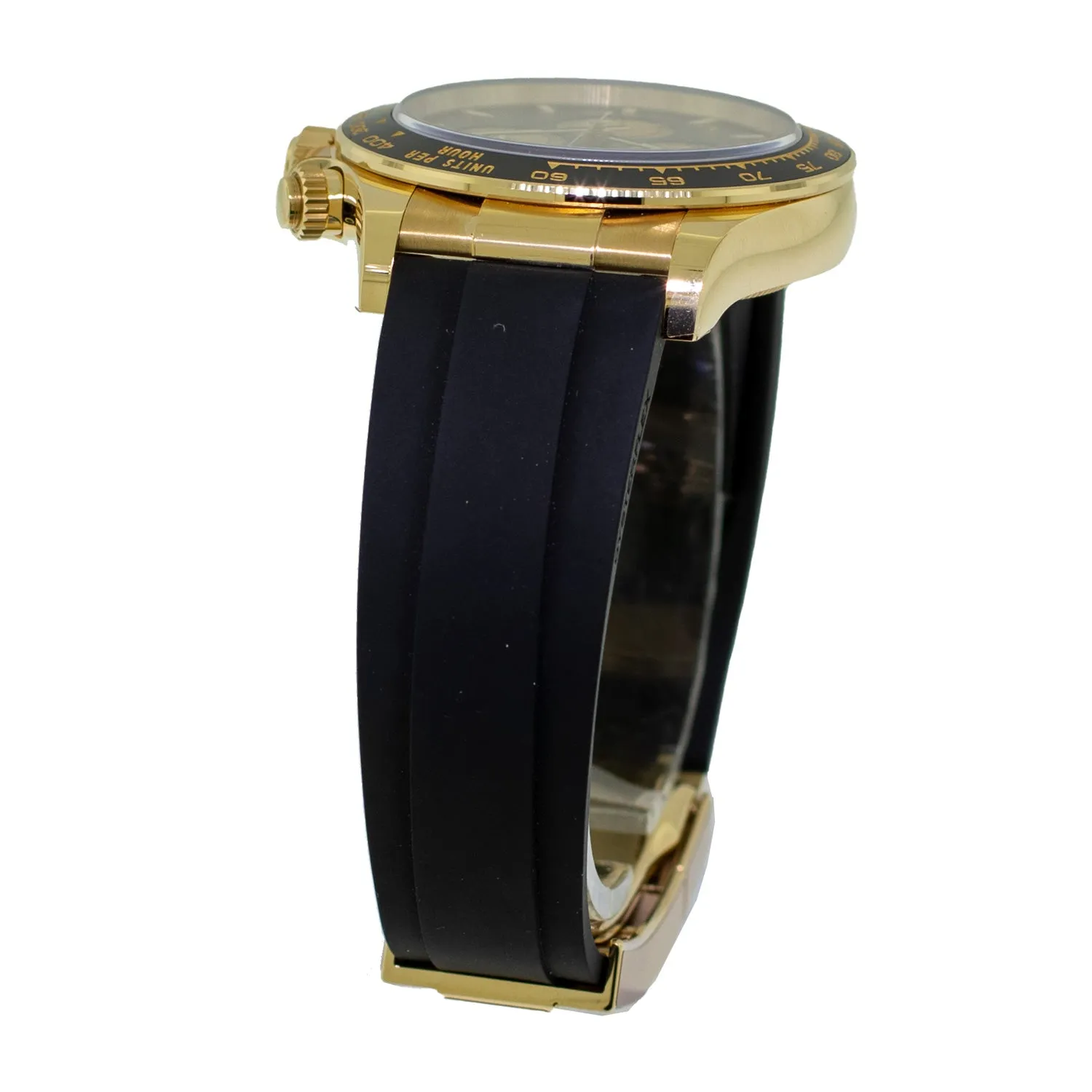 Rolex Daytona 40mm Yellow Gold Black Dial & Black Bezel "Paul Newman" 126518
