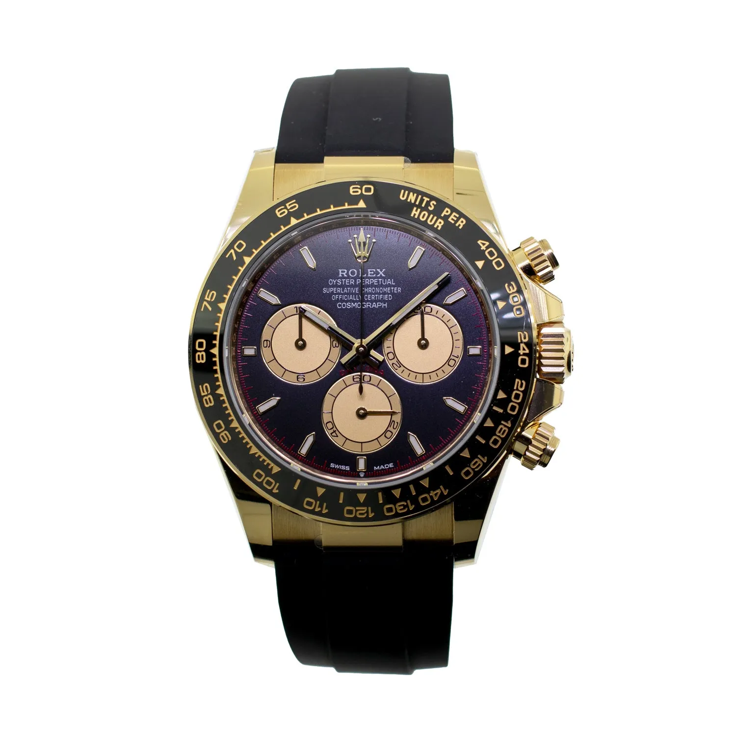 Rolex Daytona 40mm Yellow Gold Black Dial & Black Bezel "Paul Newman" 126518