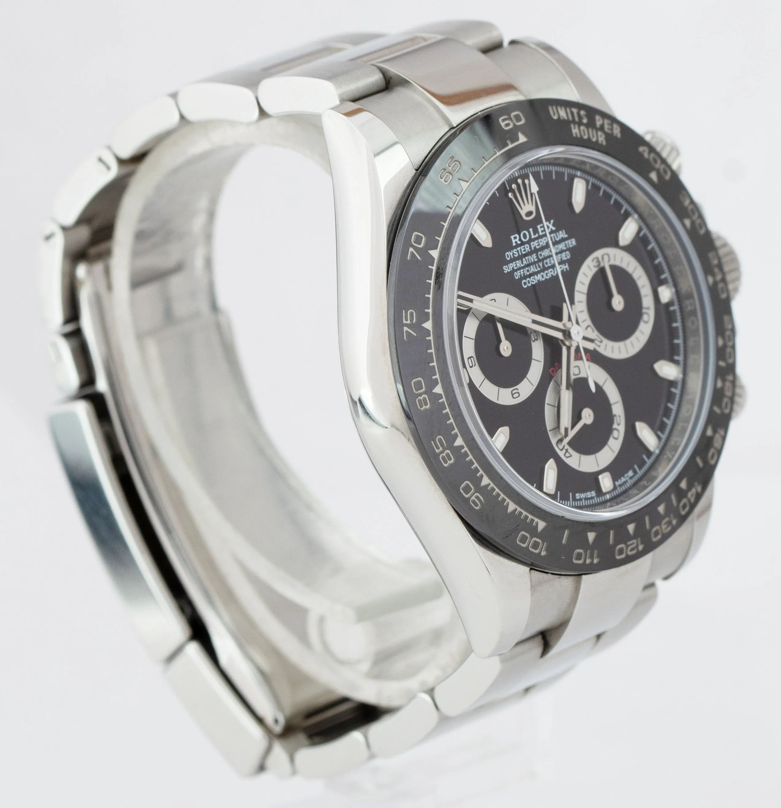 Rolex Daytona Cosmograph Black Ceramic Steel 40mm Watch 116500 LN BOX CARD