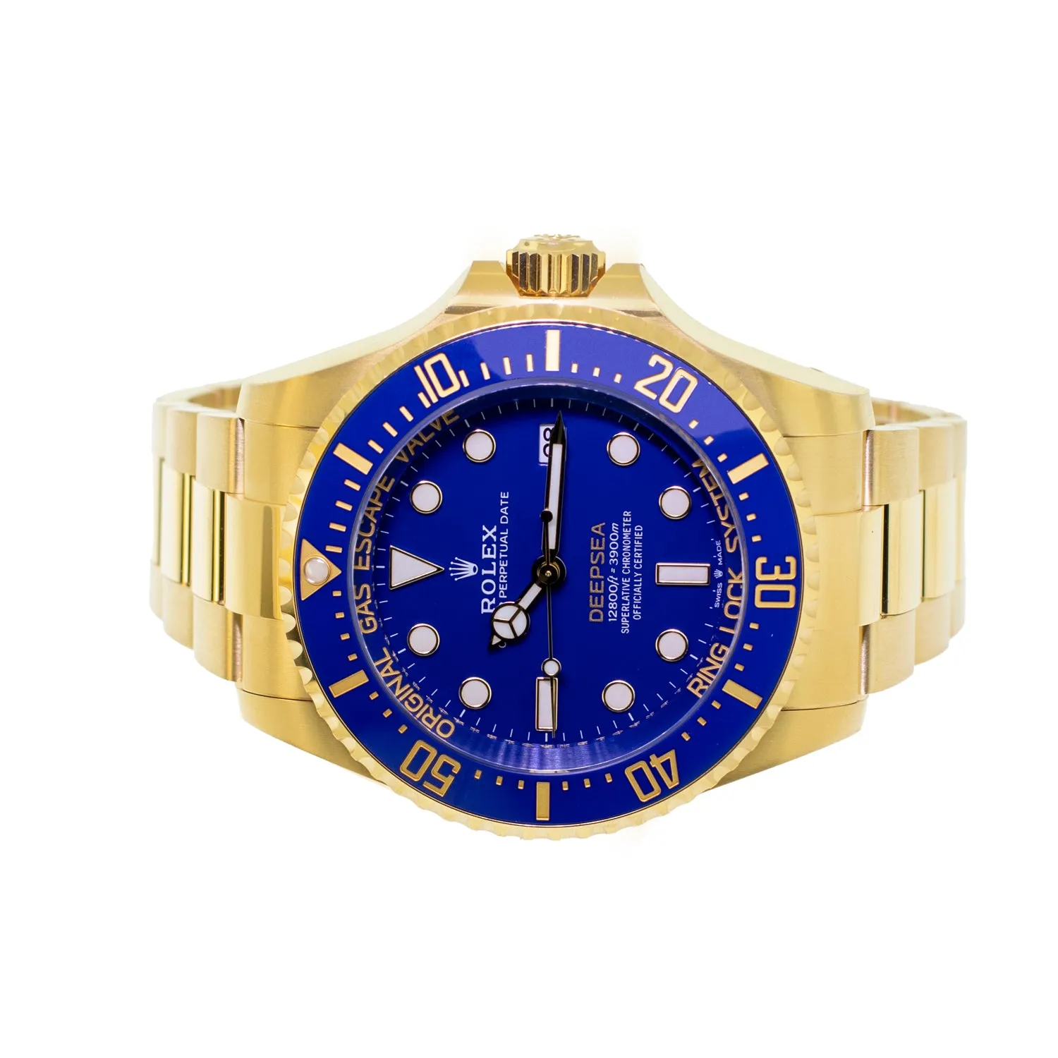 Rolex Deepsea 44mm Yellow Gold Blue Dial & Blue Bezel 136668LB
