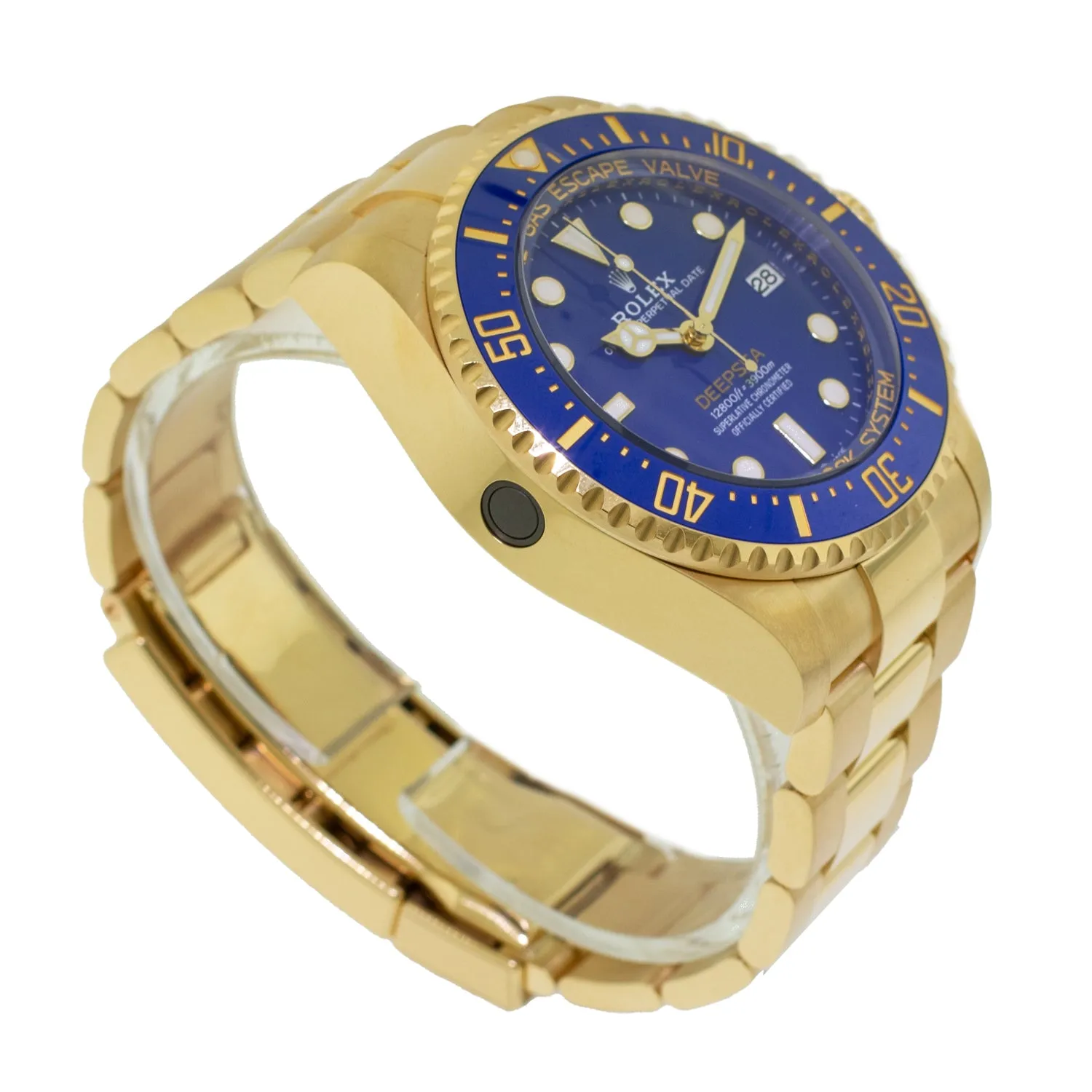 Rolex Deepsea 44mm Yellow Gold Blue Dial & Blue Bezel 136668LB